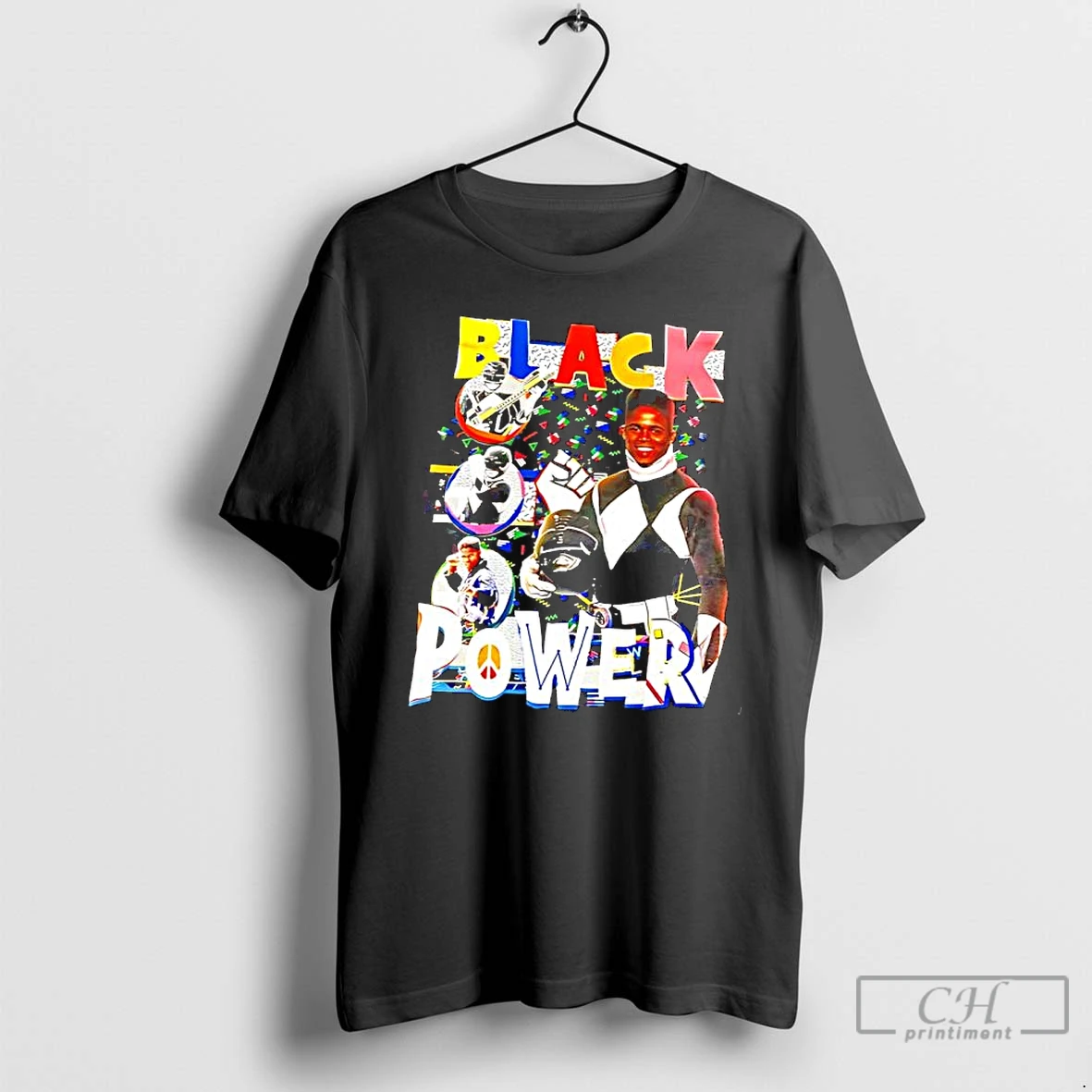 Classic Walter Jones Black Power Ranger 2025 T Shirts Hoodie