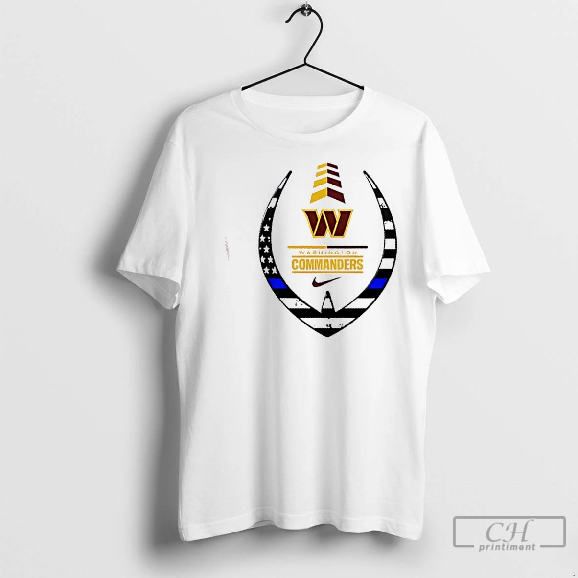 Classic Washington Commanders Law Enforcement Appreciation Day 2 Sided T Shirt