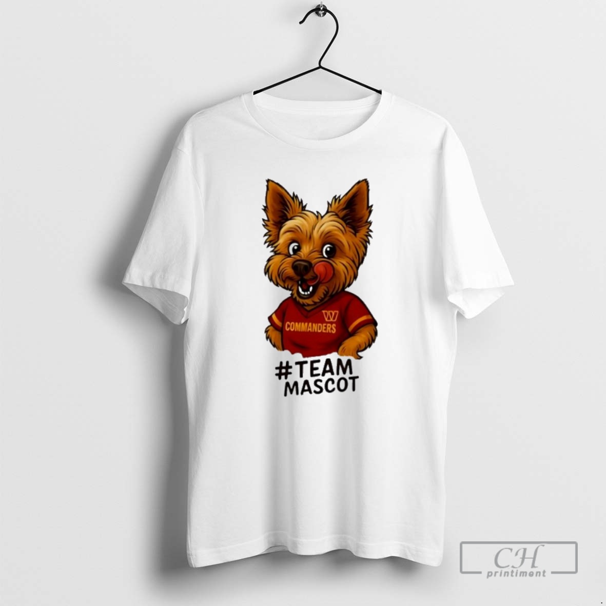 Classic Washington Commanders Yorkie Hashtag Team Mascot Shirt Sweater Hoodie