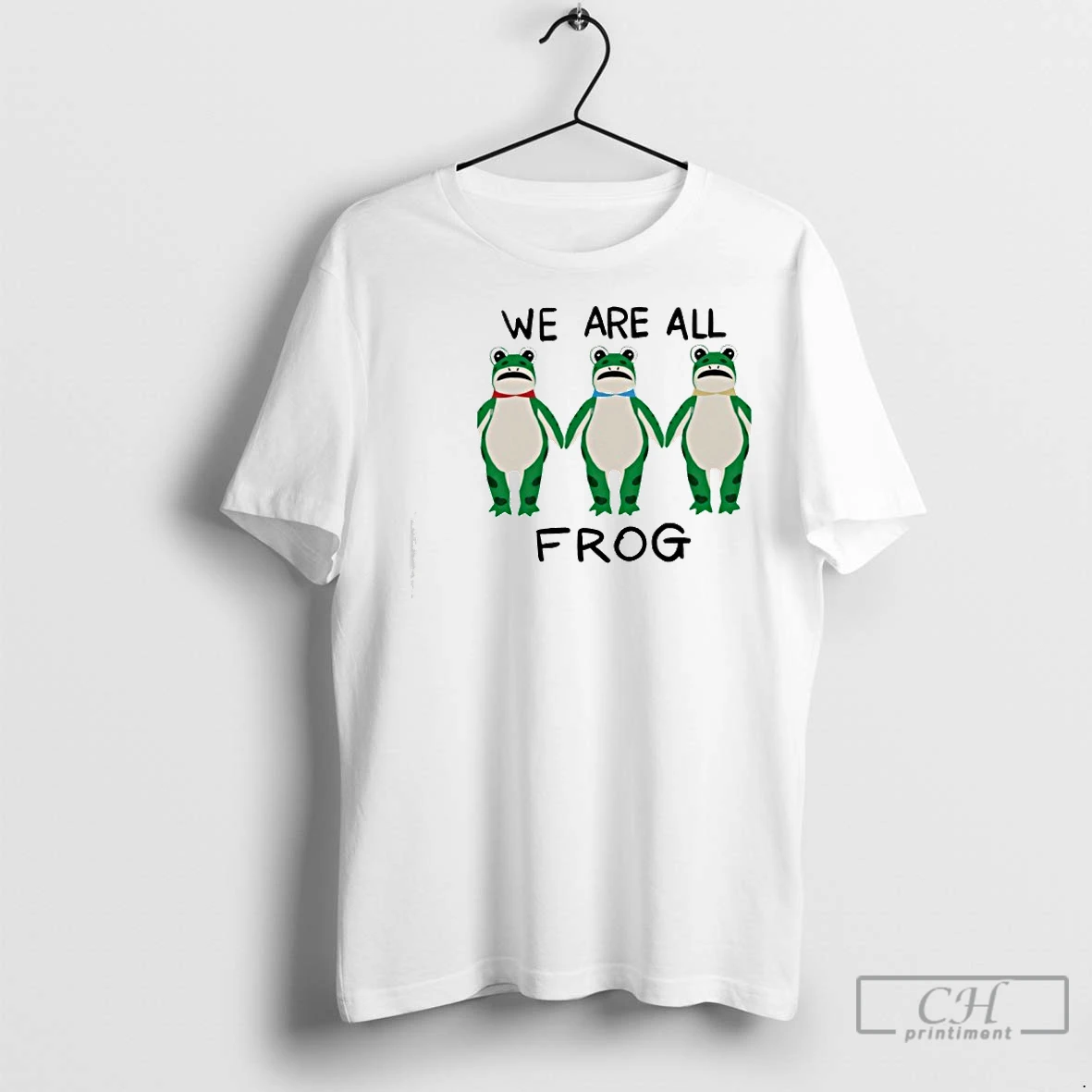 Classic We Are All Frog Portland T Shirt