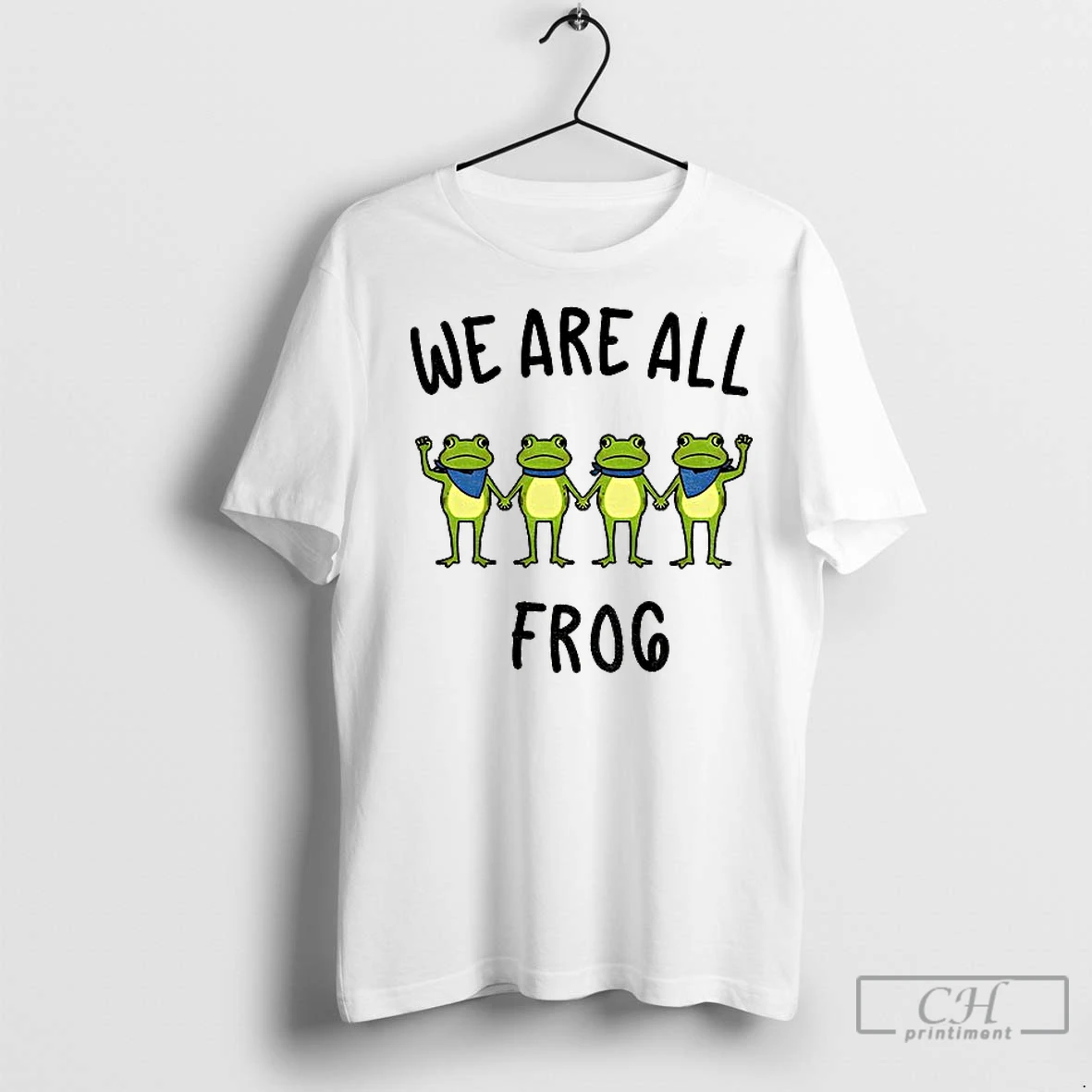 Classic We Are All Frog Anti Fascism Abolish Ice Political T Shirt