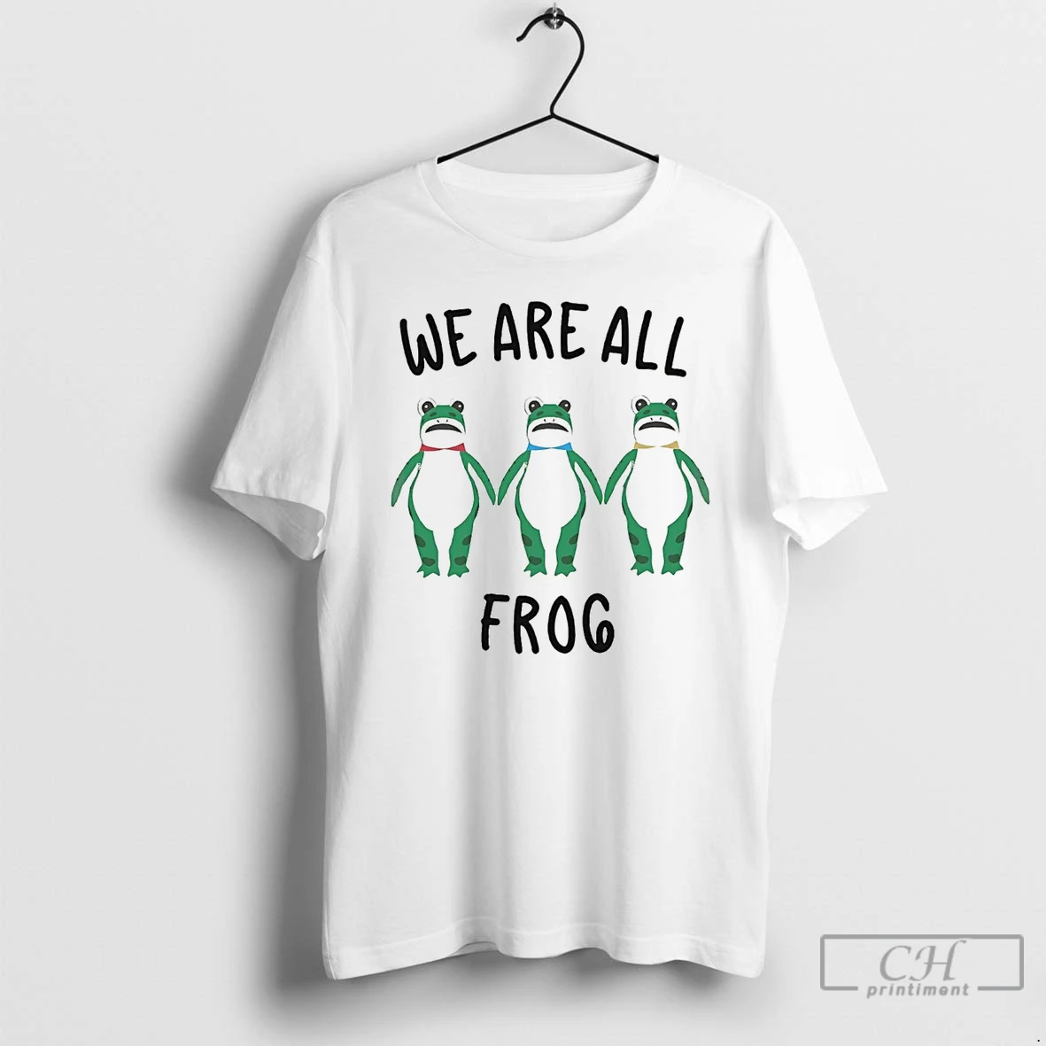 Classic We Are All Portland Frog T Shirts Hoodie