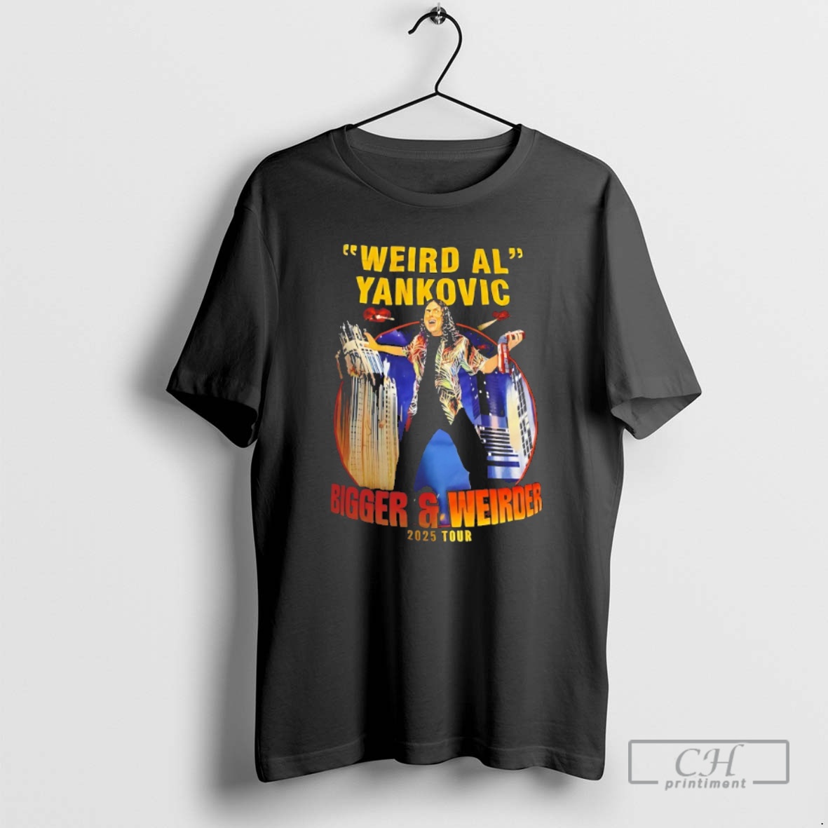 Classic Weird Al Yankovic Bigger And Weirder 2025 Tour Shirt Sweater