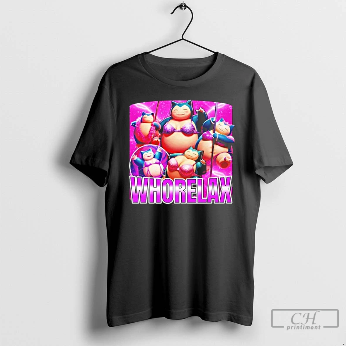 Classic Whorelax Snorlax Pokemon T Shirts Hoodie