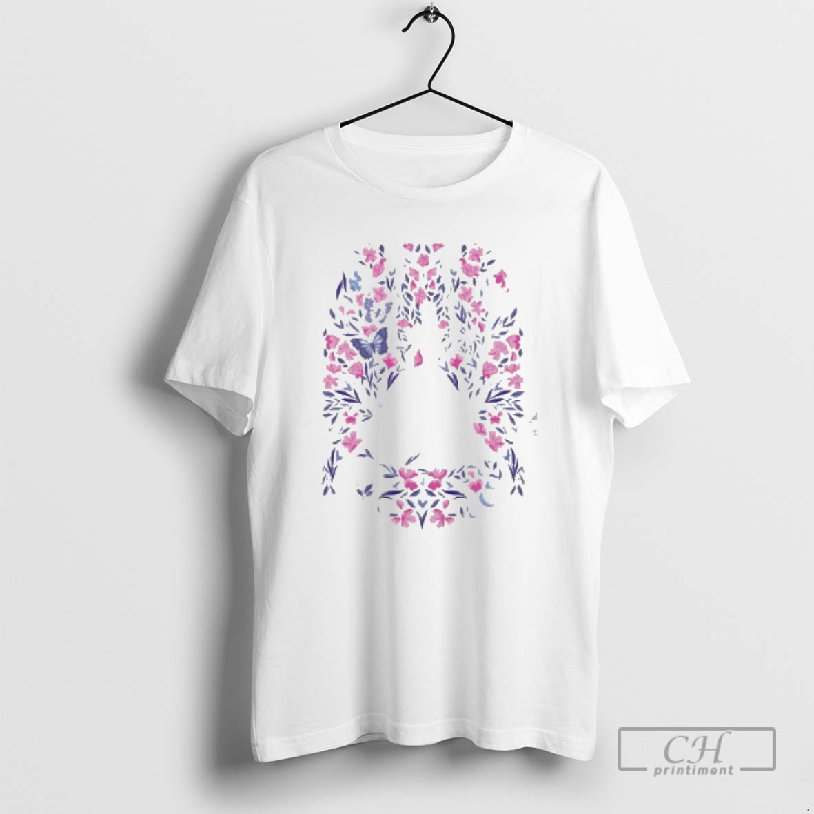 Classic Wicked For Good Floral Shirt Sweater