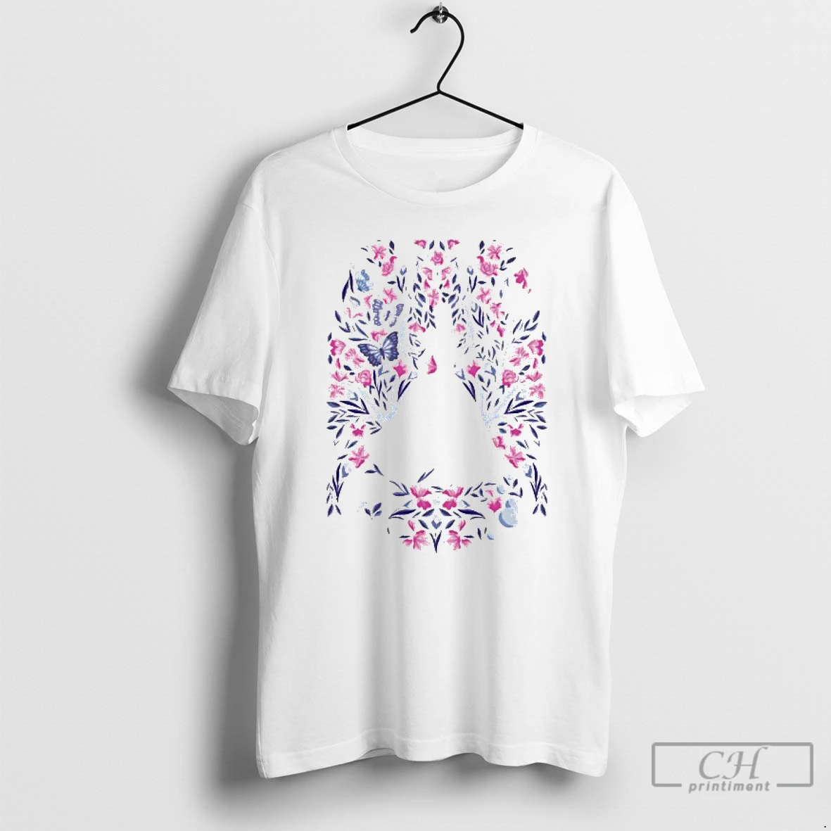 Classic Wicked For Good Floral T Shirts Hoodie