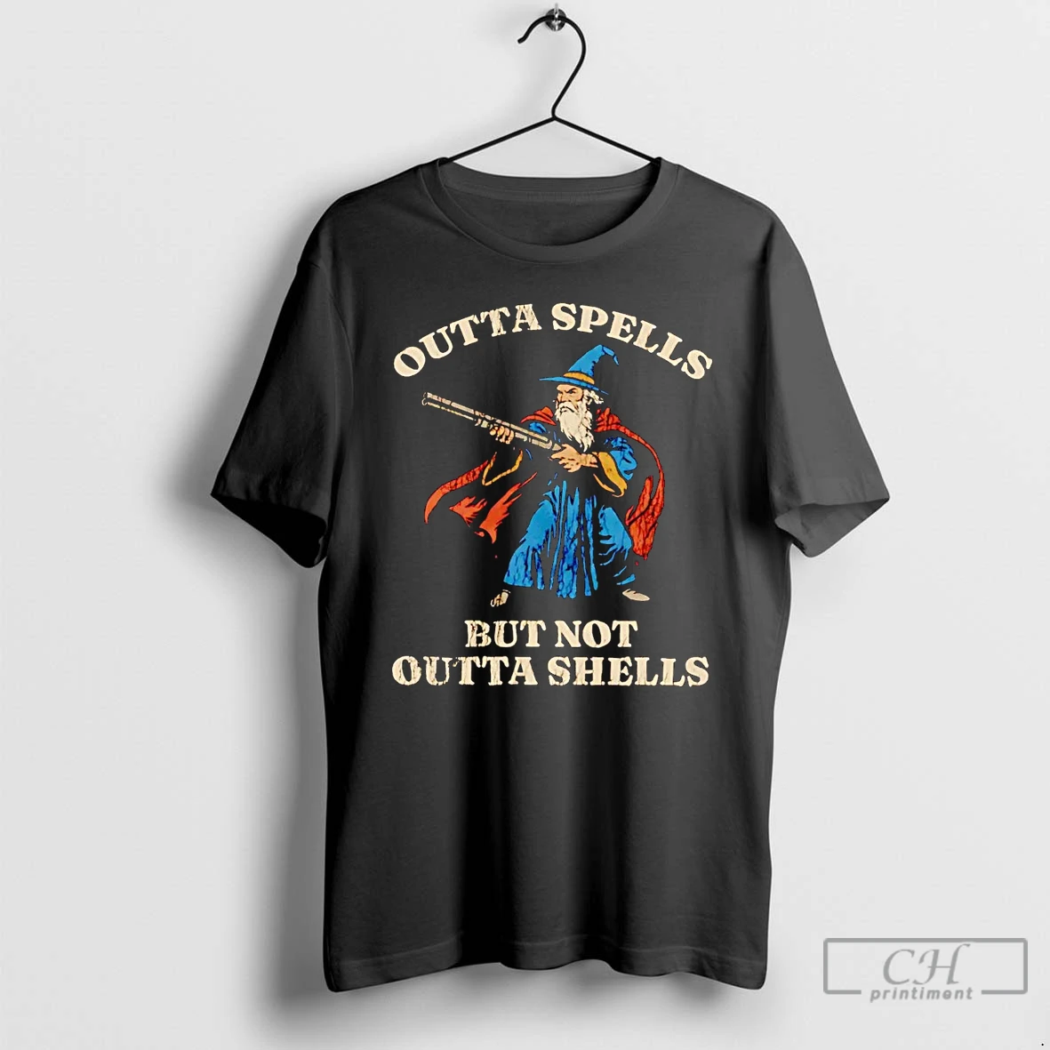 Classic Wizard Outta Spell But Not Outta Shells T Shirts Hoodie