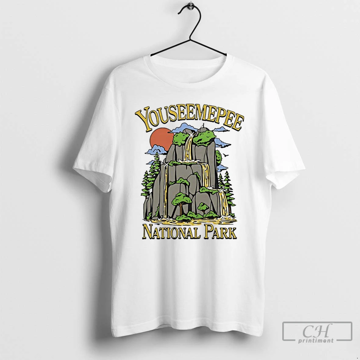 Classic Youseemepee National Park T Shirts Hoodie