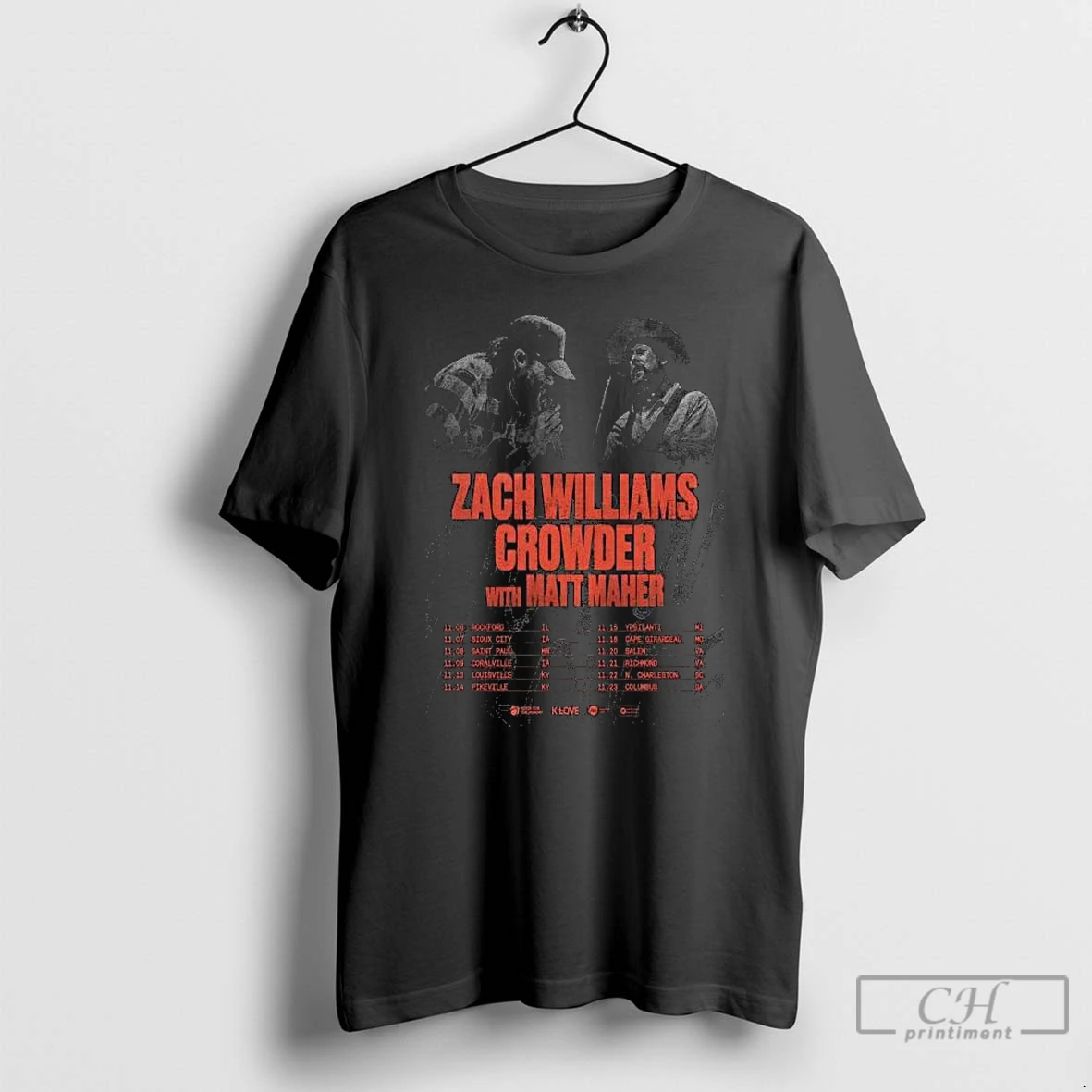 Classic Zach Williams And Matt Maher Live November 2025 Long Sleve T Shirts Hoodie