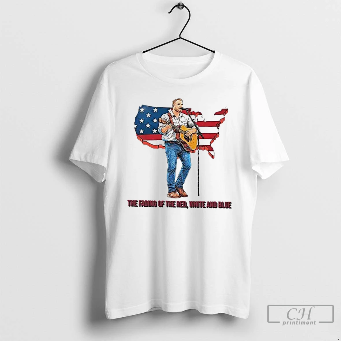 Classic Zach Bryan The Fading Of The Red White And Blue T Shirts Hoodie