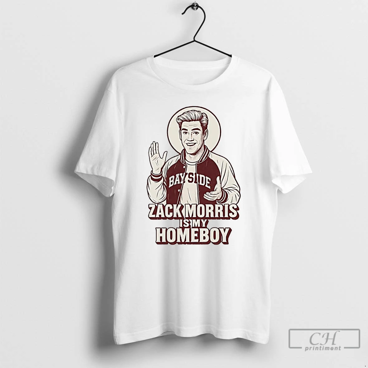 Classic Zack Morris Is My Homeboy Jesus Parody T Shirts Hoodie