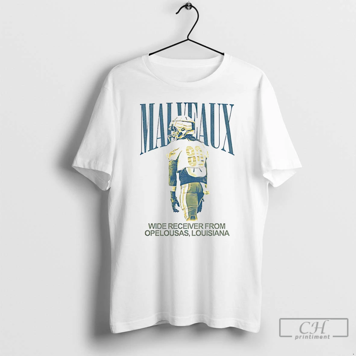 Classic Zackeus Malveaux Wide Receiver From Opelousas Louisiana Vintage T Shirts Hoodie Longsleeve