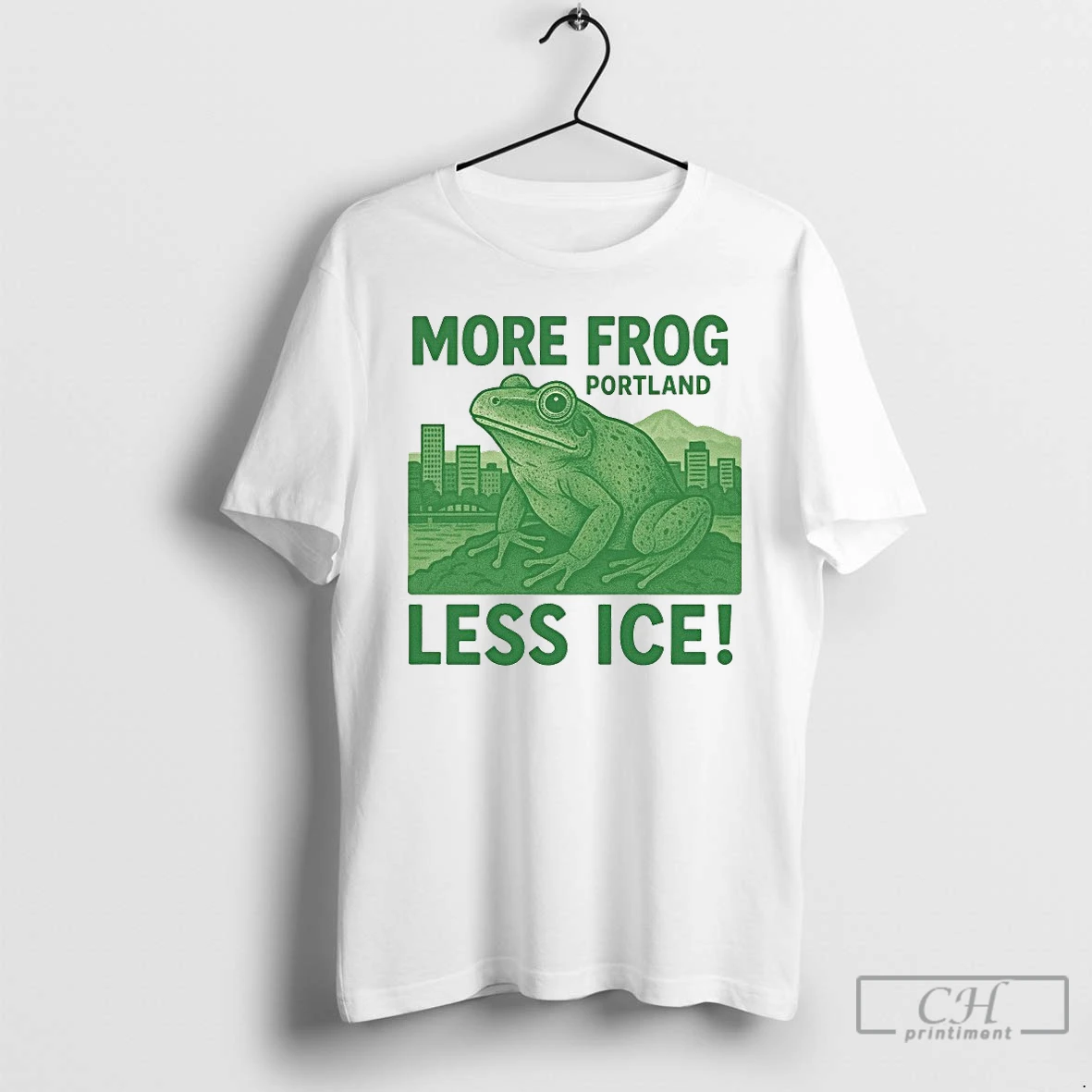 Classic More Frog Portland Less Ice T Shirts Hoodie