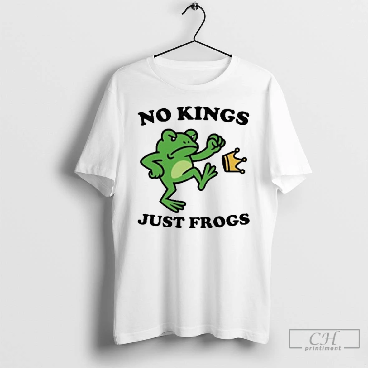 Classic Portland Frog Protest No Kings No Crown Just Frogs T Shirts Hoodie