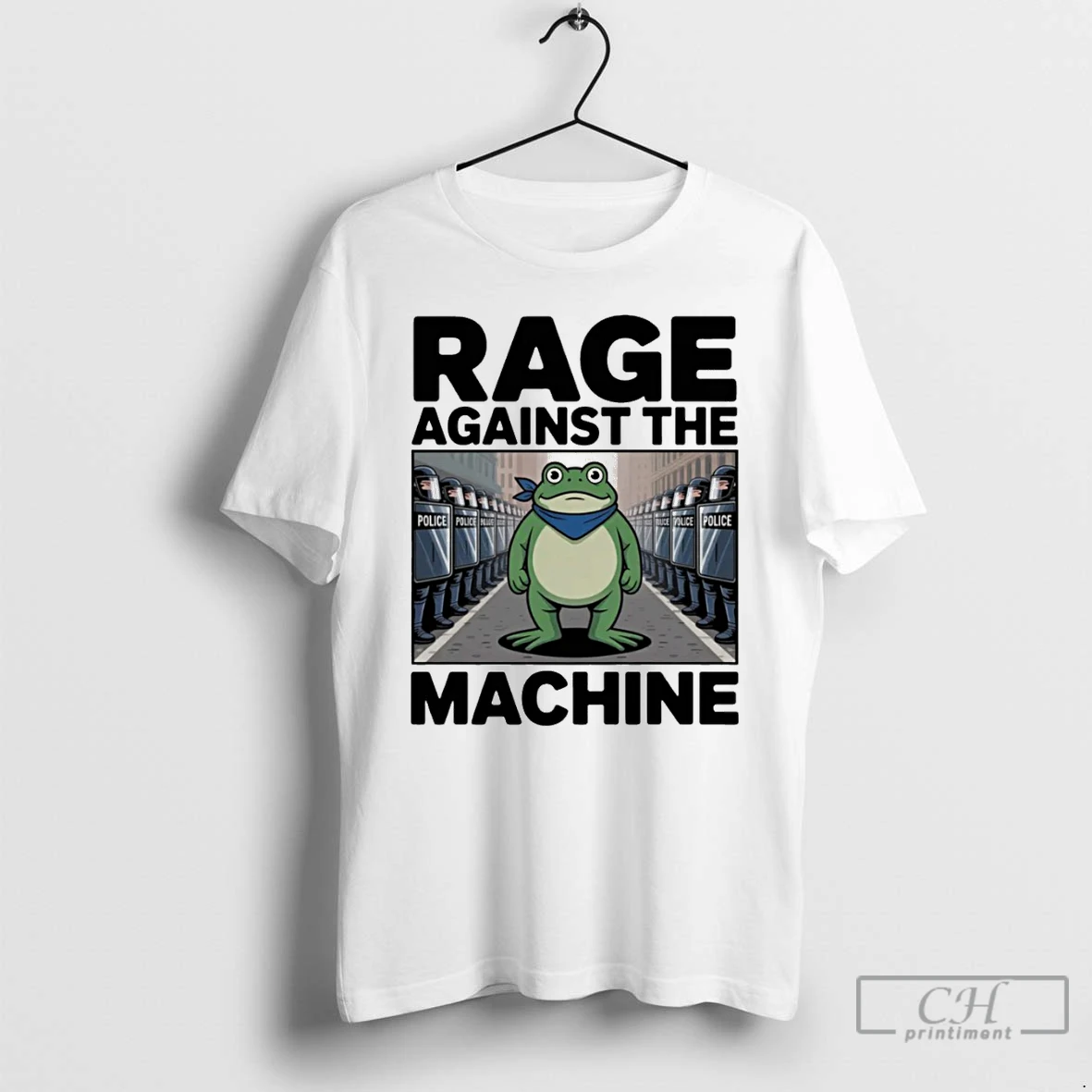Classic Rage Against The Machine Portland Frog Anti Police Ice T Shirts Hoodie