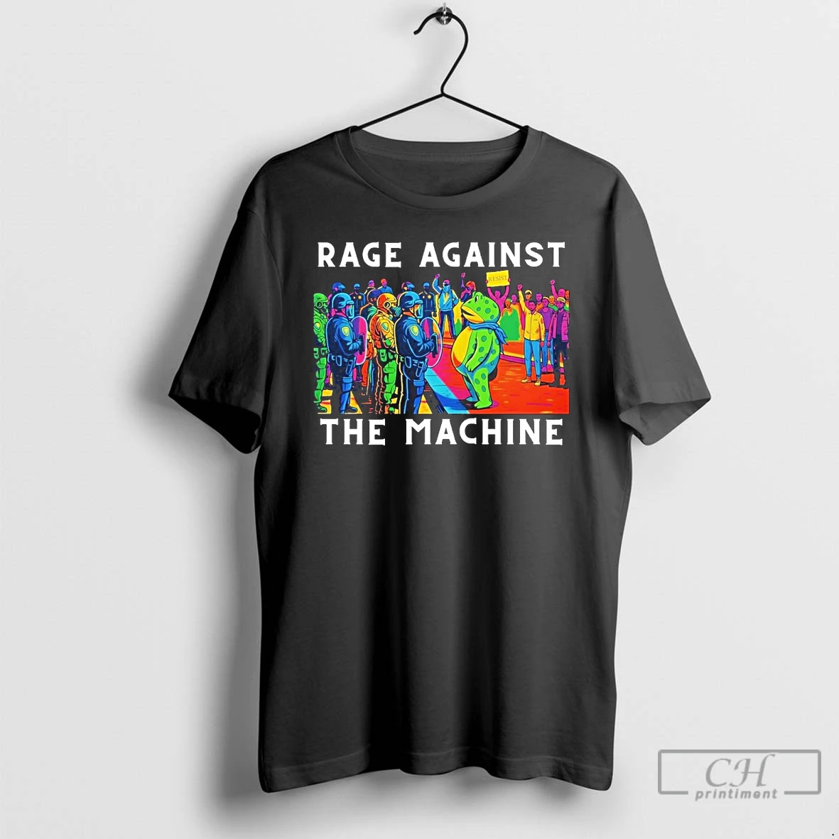 Classic Rage Angainst The Machine Anti Trump Portland Frog Anti Ice T Shirts Hoodie