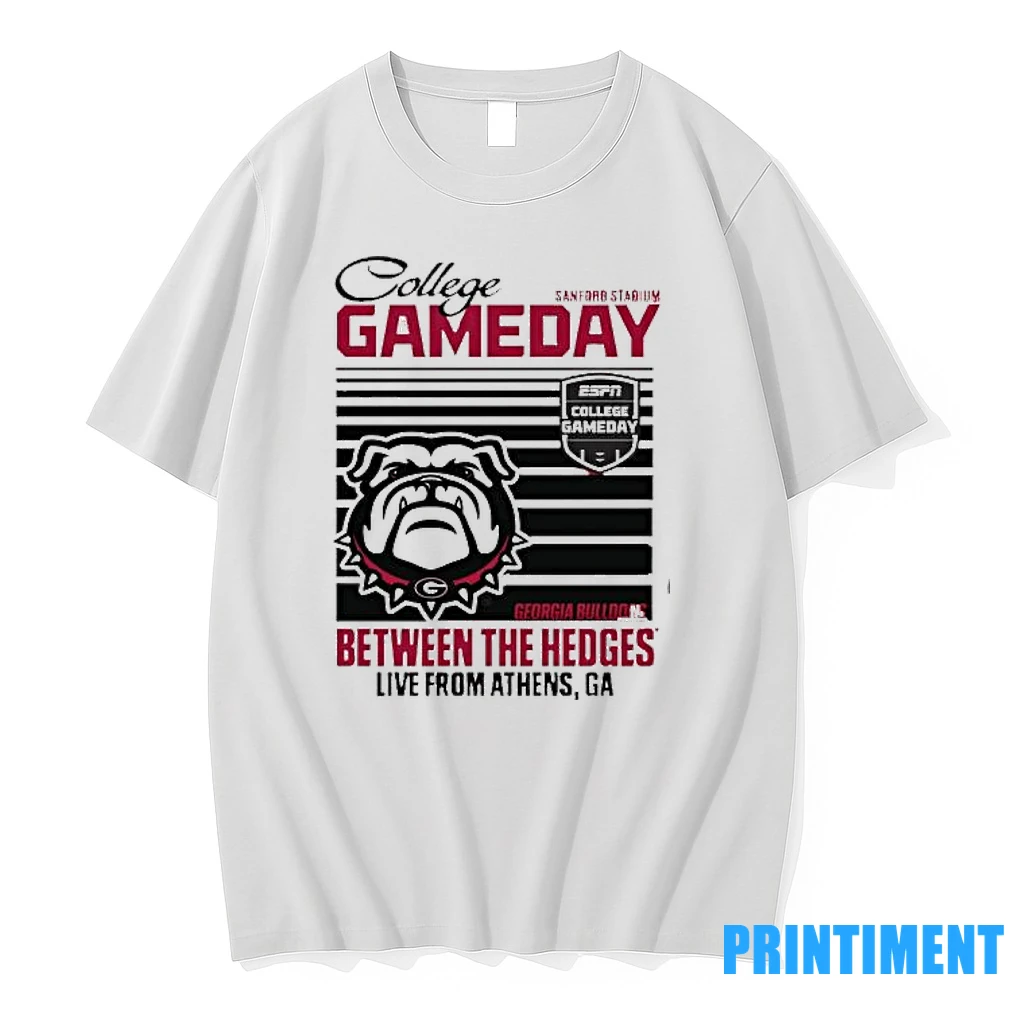 College Gameday 2025 Georgia Bulldogs Between The Hedges Tshirts Sweater Hoodie