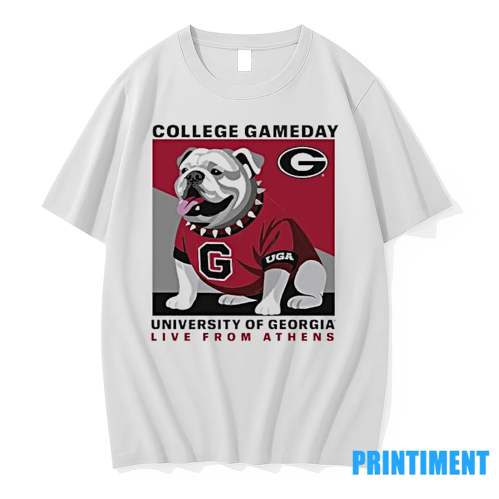 College Gameday 2025 Georgia Bulldogs Mascot Live From Athens Tshirts Sweater Hoodie