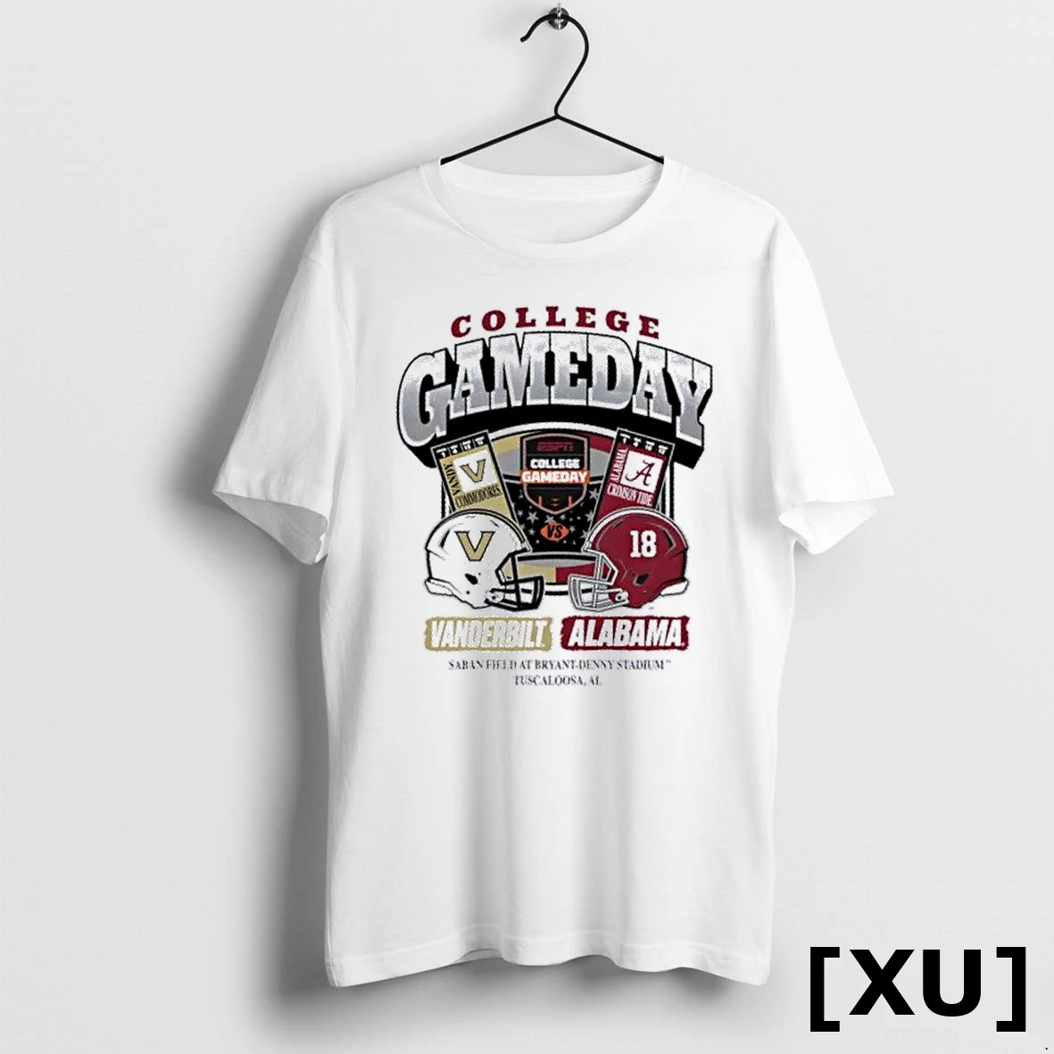 College Gameday Vanderbilt Vs Alabama Saban Field At Bryant Denny Stadium Tshirts Sweater Hoodie