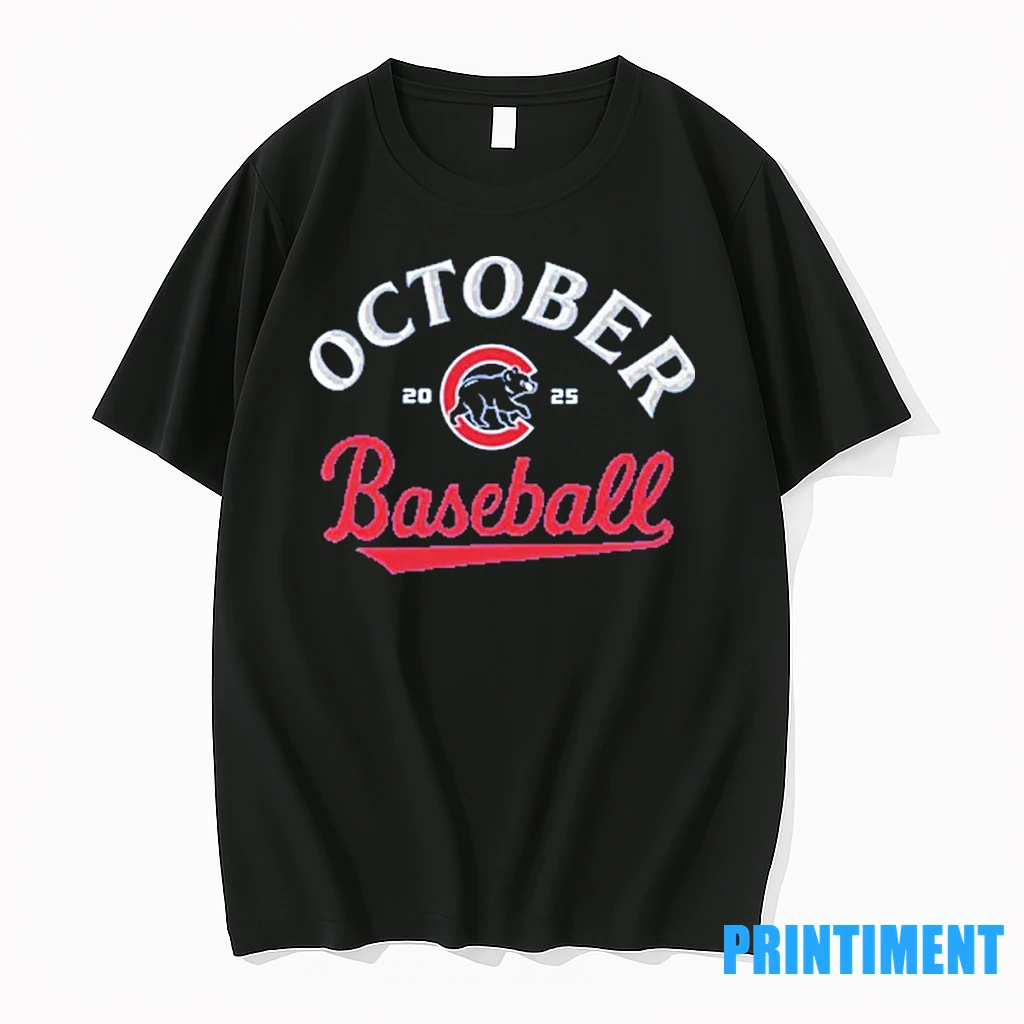 Cubs October Baseball 2025 Tshirts Sweater Hoodie
