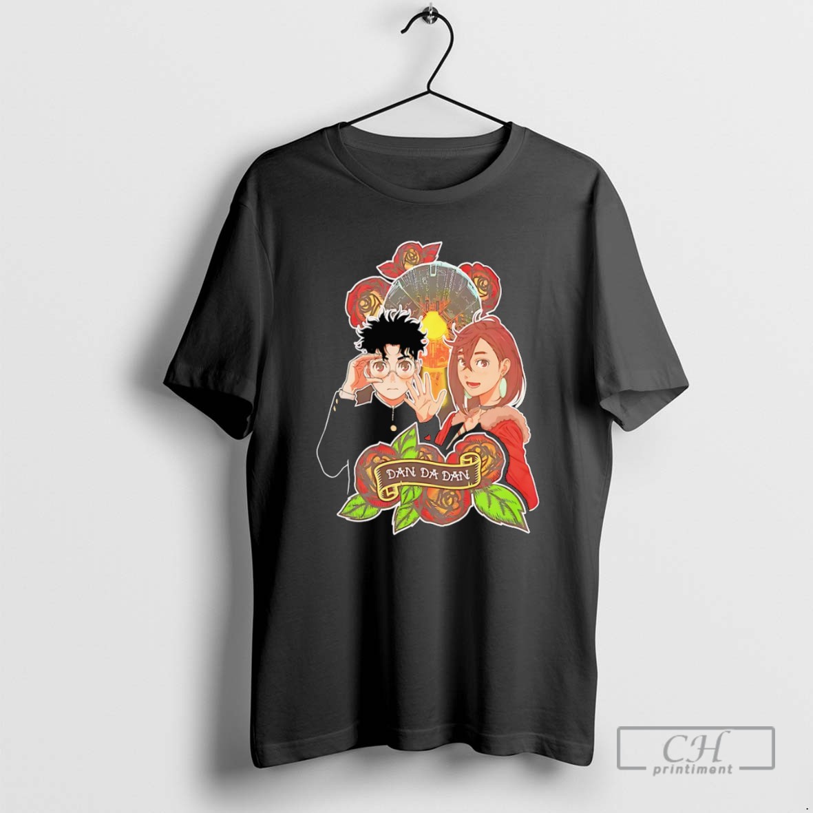 Dandadan Okarun And Momo Tattoo Art T Shirts