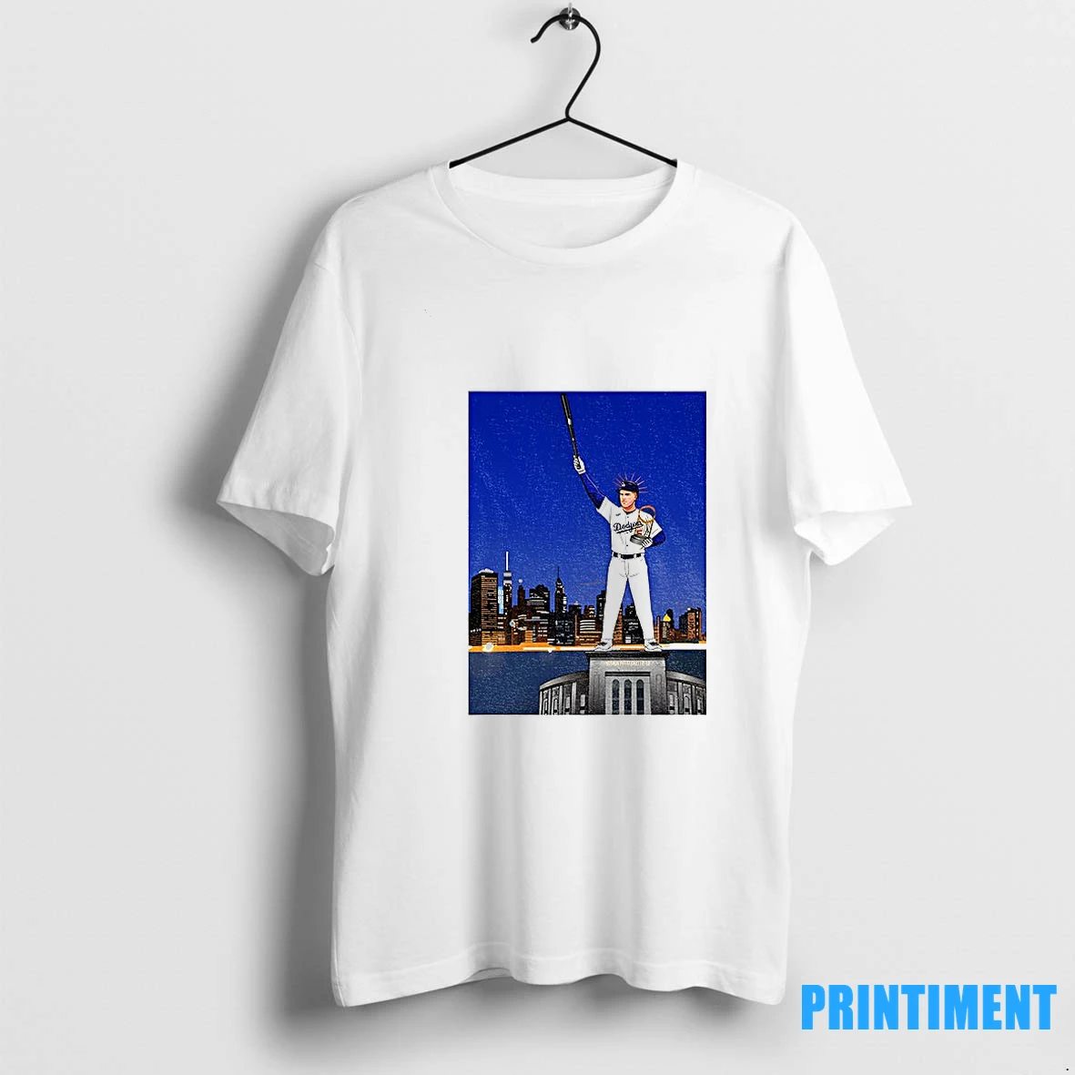 Freddie Freeman Statue Of Liberty Dodgers 2024 Mvp Tshirts Sweater Hoodie