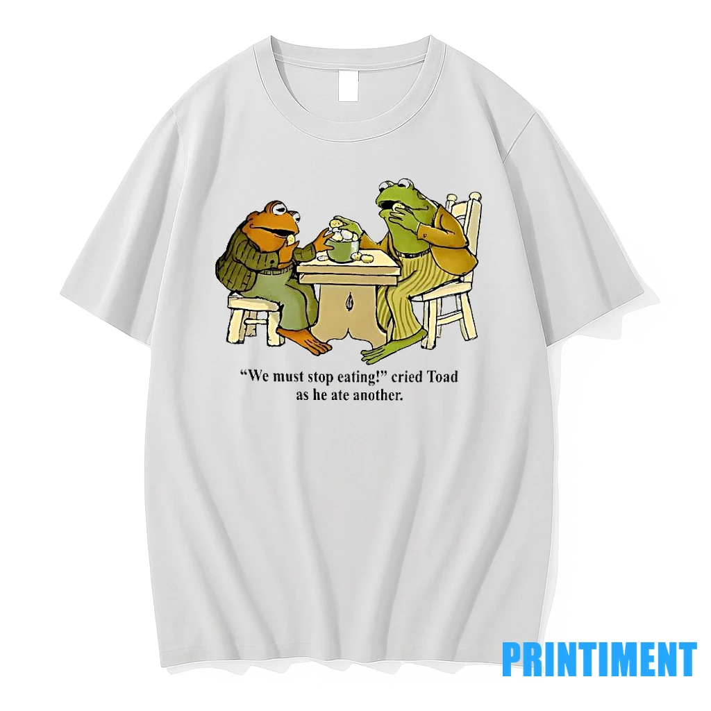 Frog And Toad We Must Stop Eating Cried Toad As He Ate Another Vintage Tshirts Sweater Hoodie