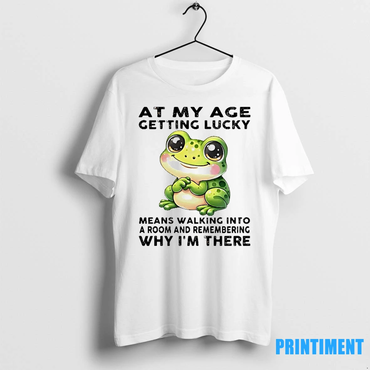 Frog At My Age Getting Lucky Means Walking Into A Room Why Im There Tshirts Sweater Hoodie