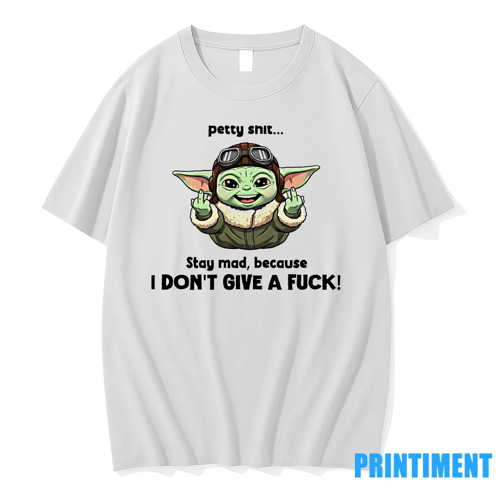 Funny Baby Yoda Middle Finger I Refuse To Kiss Anybodys Ass You Wanna Be Mad Over Some Petty Shit Tshirts Sweater Hoodie