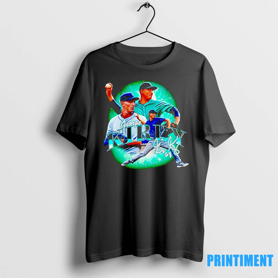 George Kirby Pitcher Baseball Players Action Signature Tshirts Sweater Hoodie 2