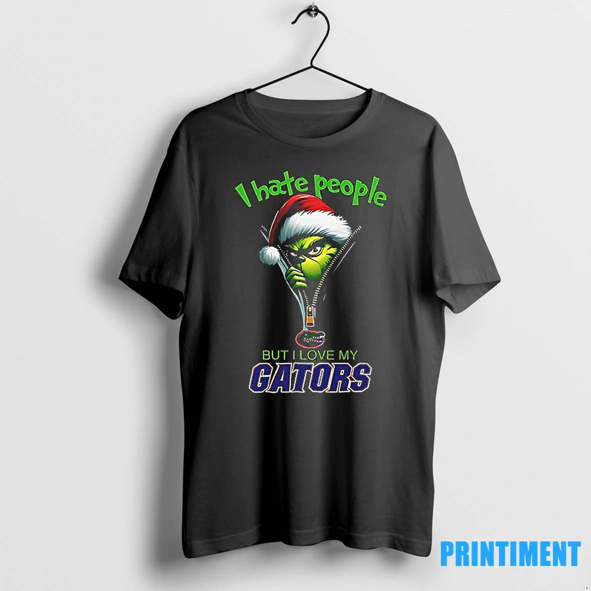 Grinch I Hate People But I Love My Florida Gators Merry Christmas Tshirts Sweater Hoodie