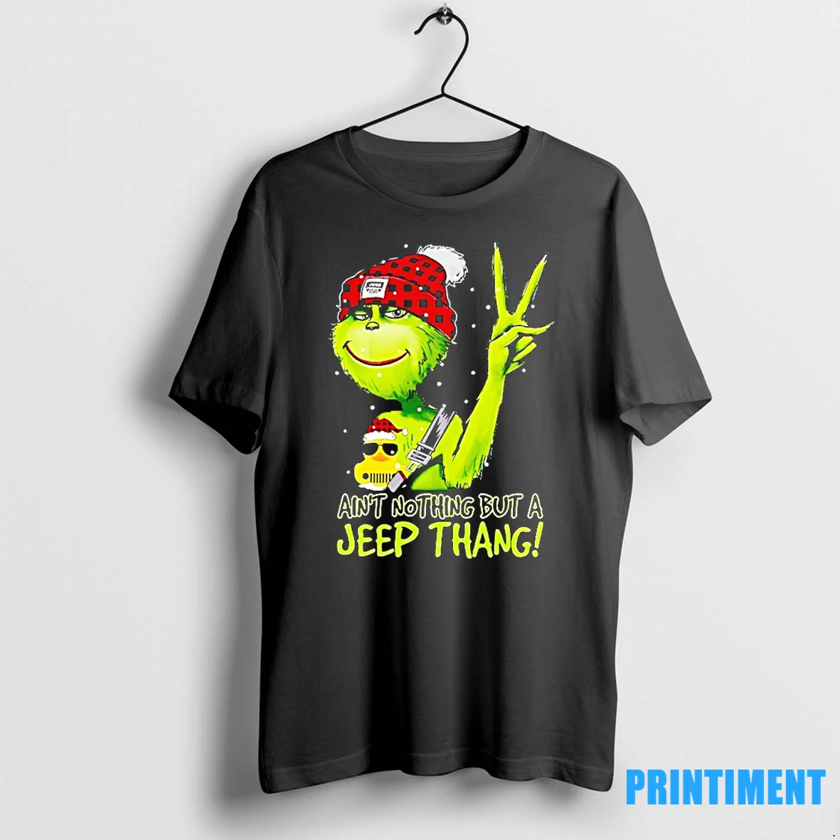Grinch Aint Nothingbut A Jeep Thang Christmas Tshirts Sweater Hoodie