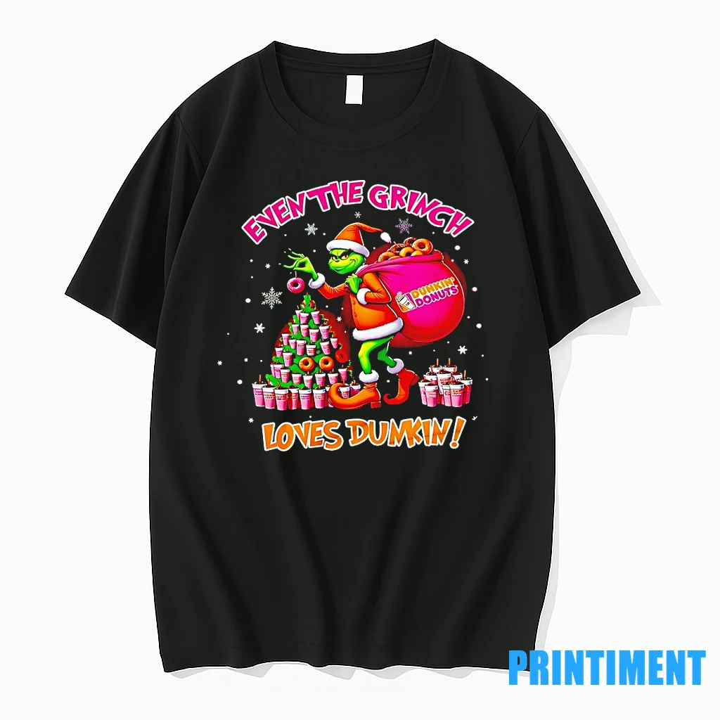 Grinch Loves Dunkin Donuts Christmas Tshirts Sweater Hoodie