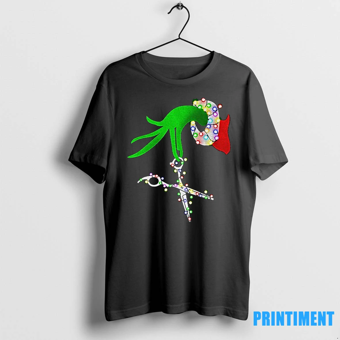 Hairdressed Christmas Grinch Hand Hair Stylist Tshirts Sweater Hoodie