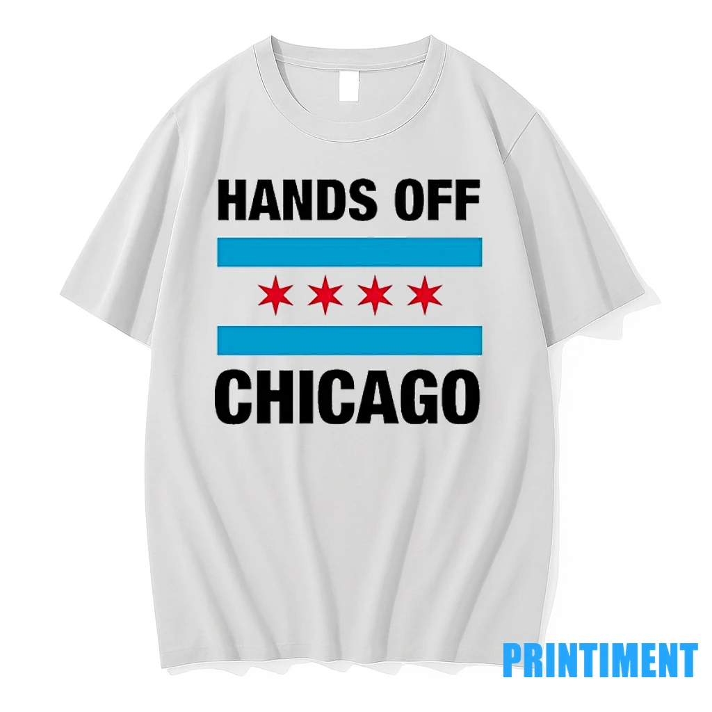 Hands Off Chicago Flag 2025 Tshirts Sweater Hoodie