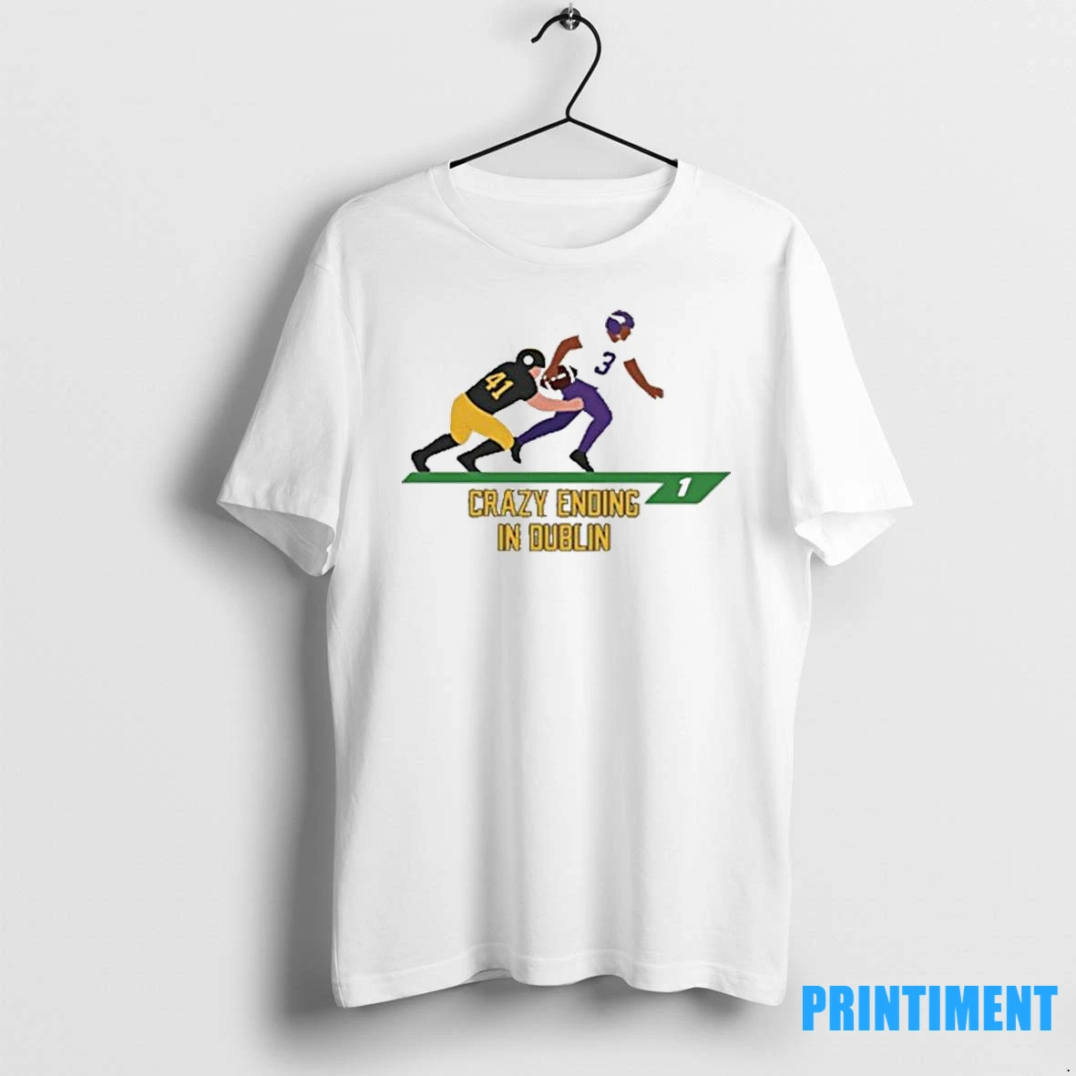 Highlight Nfl Moment Steelers Vs Vikings Crazy Ending In Dublin Tshirts Sweater Hoodie