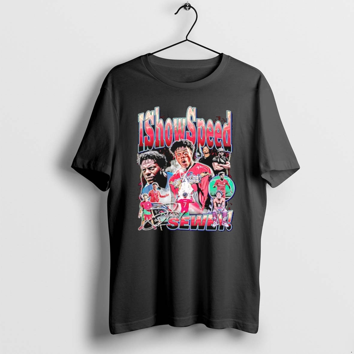Ishowspeed Sewey Picture Collage T Shirts