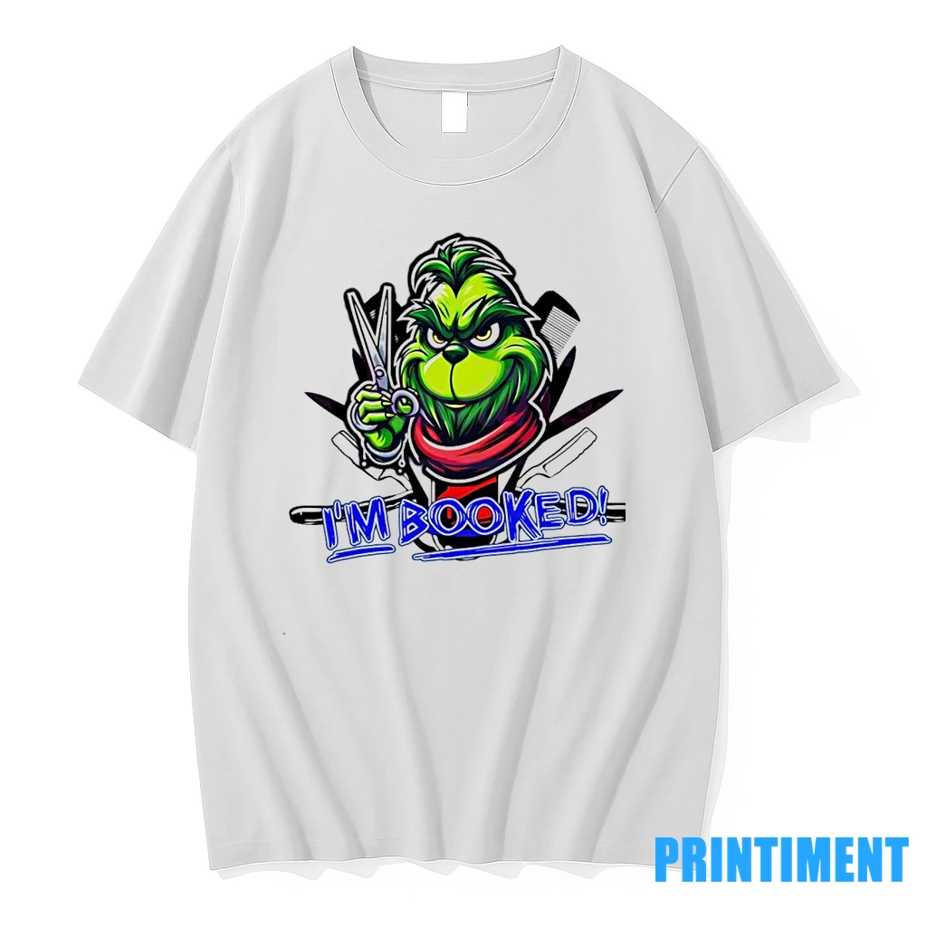 Im Booked Christmas Grinch Hair Stylist Tshirts Sweater Hoodie