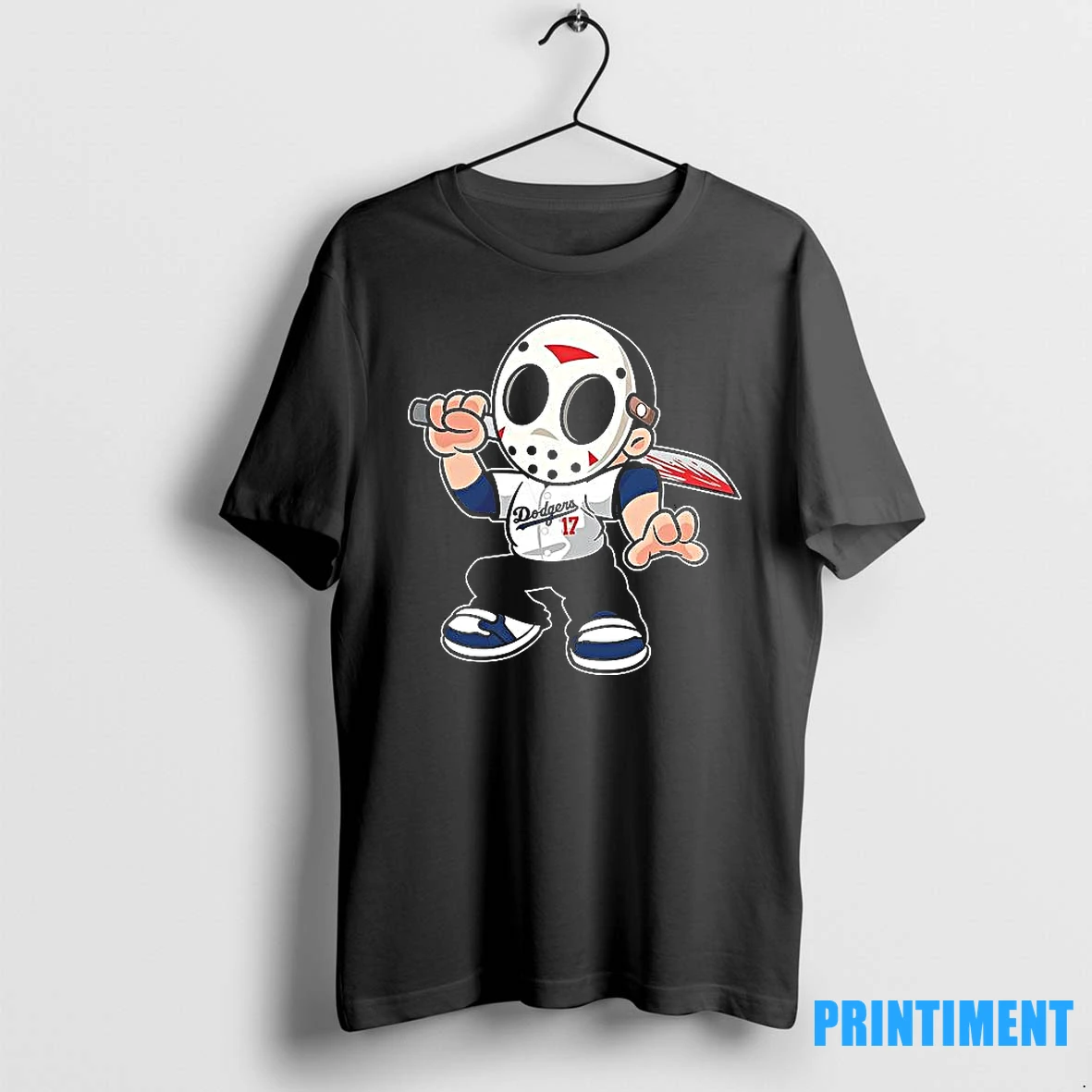 Jason Voorhees Los Angeles Dodgers 17 Halloween Tshirts Sweater Hoodie