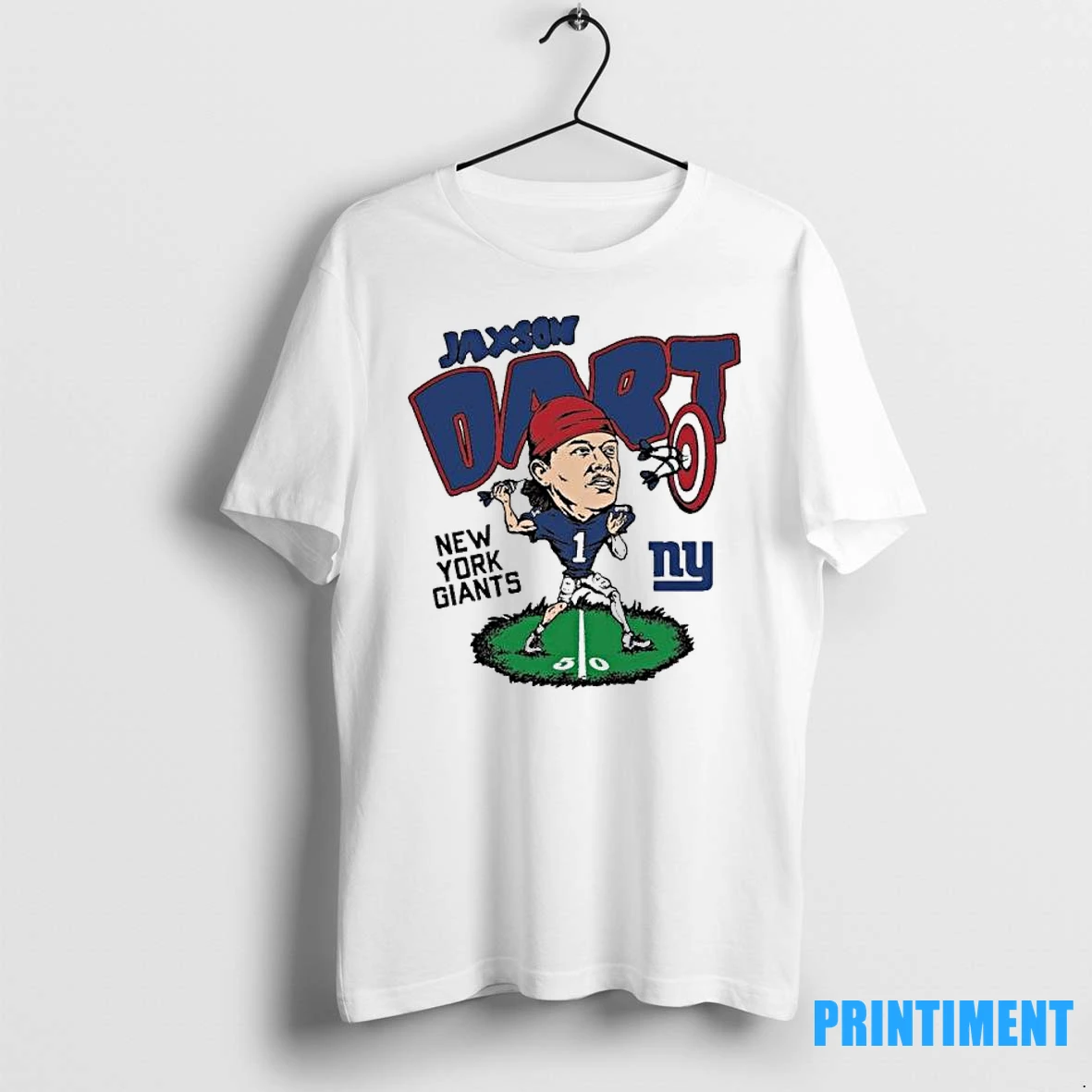 Jaxson Dart New York Giants Caricature Tshirts Sweater Hoodie