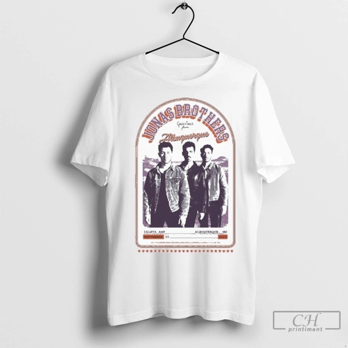 Jonas Brothers On 30 Sept 2025 At Isleta Amphitheater In Albuquerque New Mexico T Shirts