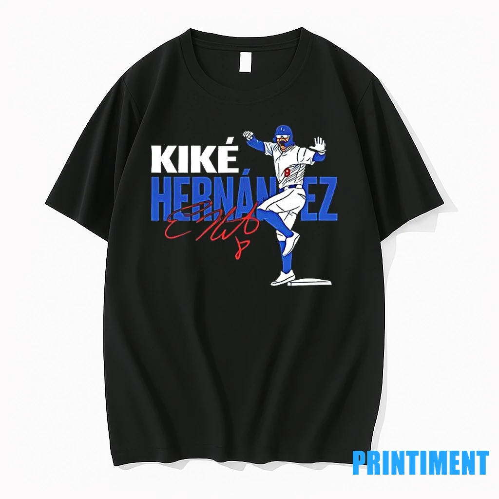 Kike Hernandez Los Angeles Dodgers Baseball Signature Tshirts Sweater Hoodie