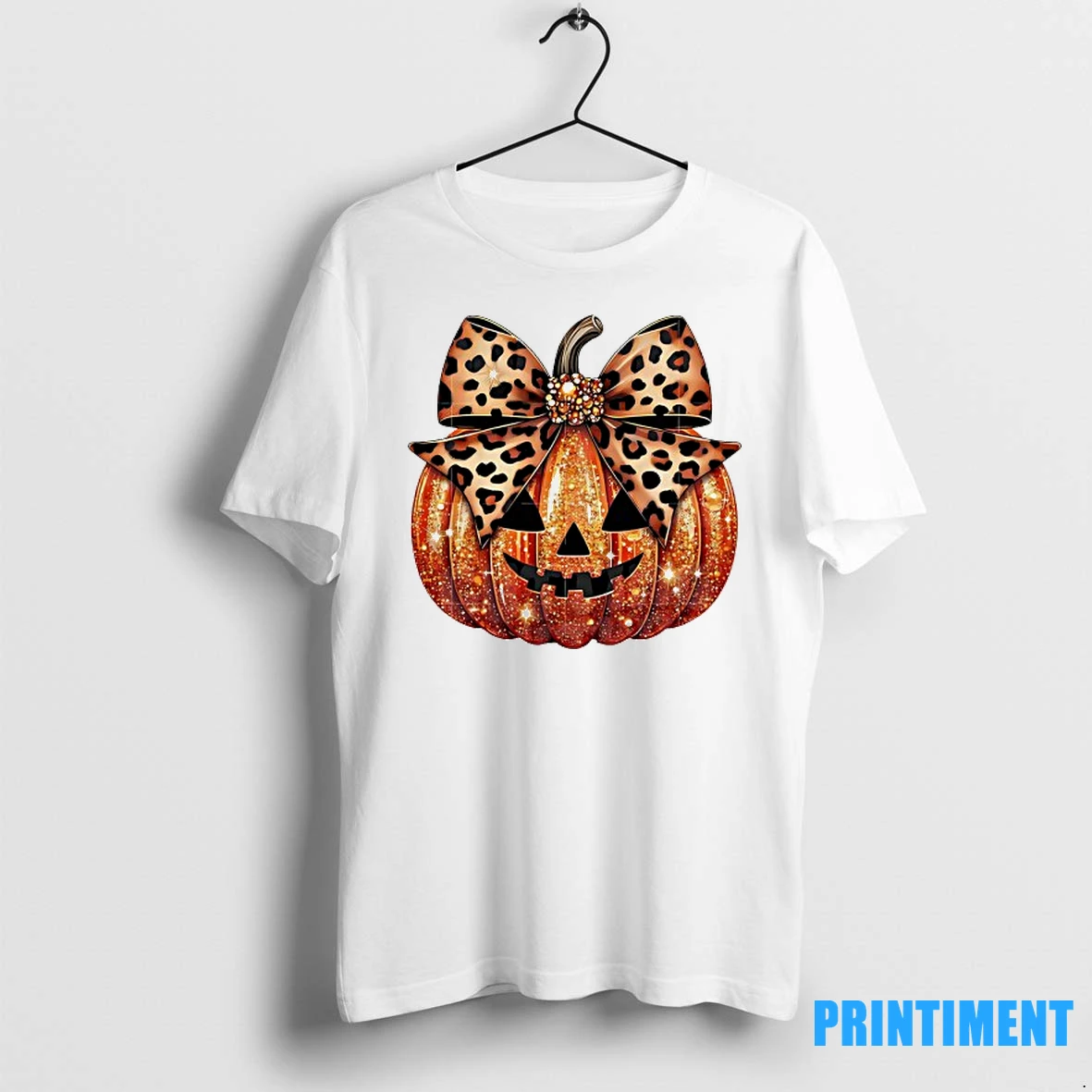 Leopard Coquette Bow Pumpkin Halloween Tshirts Sweater Hoodie