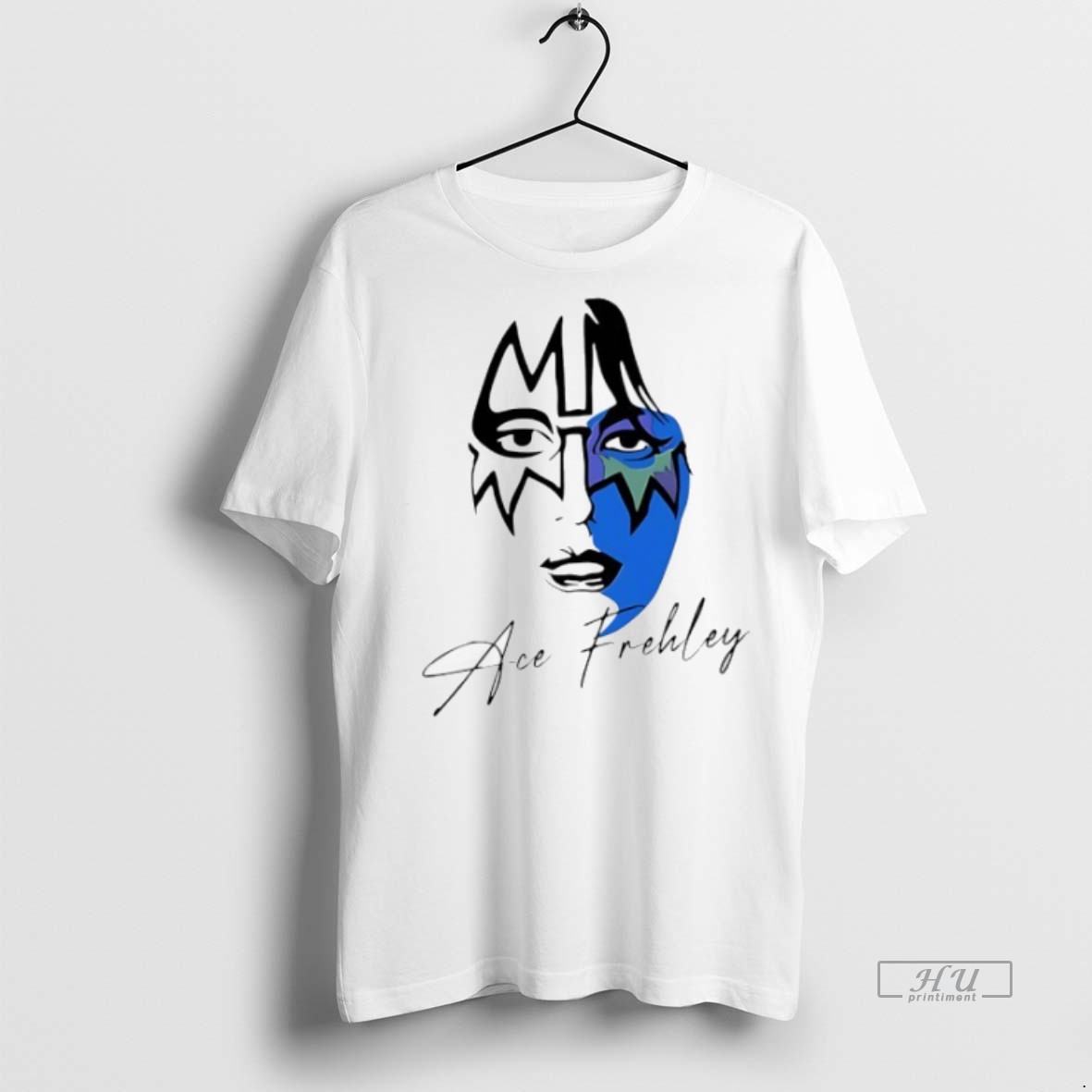 Limited Edition Ace Frehley Face Graphic Tee Shirt Sweater Hoodie
