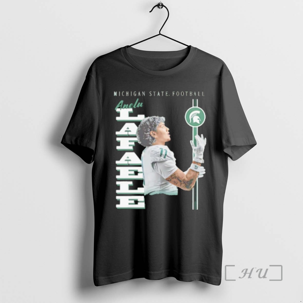 Limited Edition Anelu Lafaele Michigan State Spartans Portrait Tee Shirt Sweater Hoodie