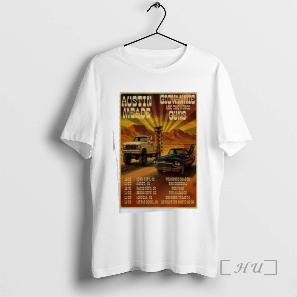 Limited Edition Austin Meade Giovannie The Hired Guns 2025 Tee Shirt Sweater Hoodie