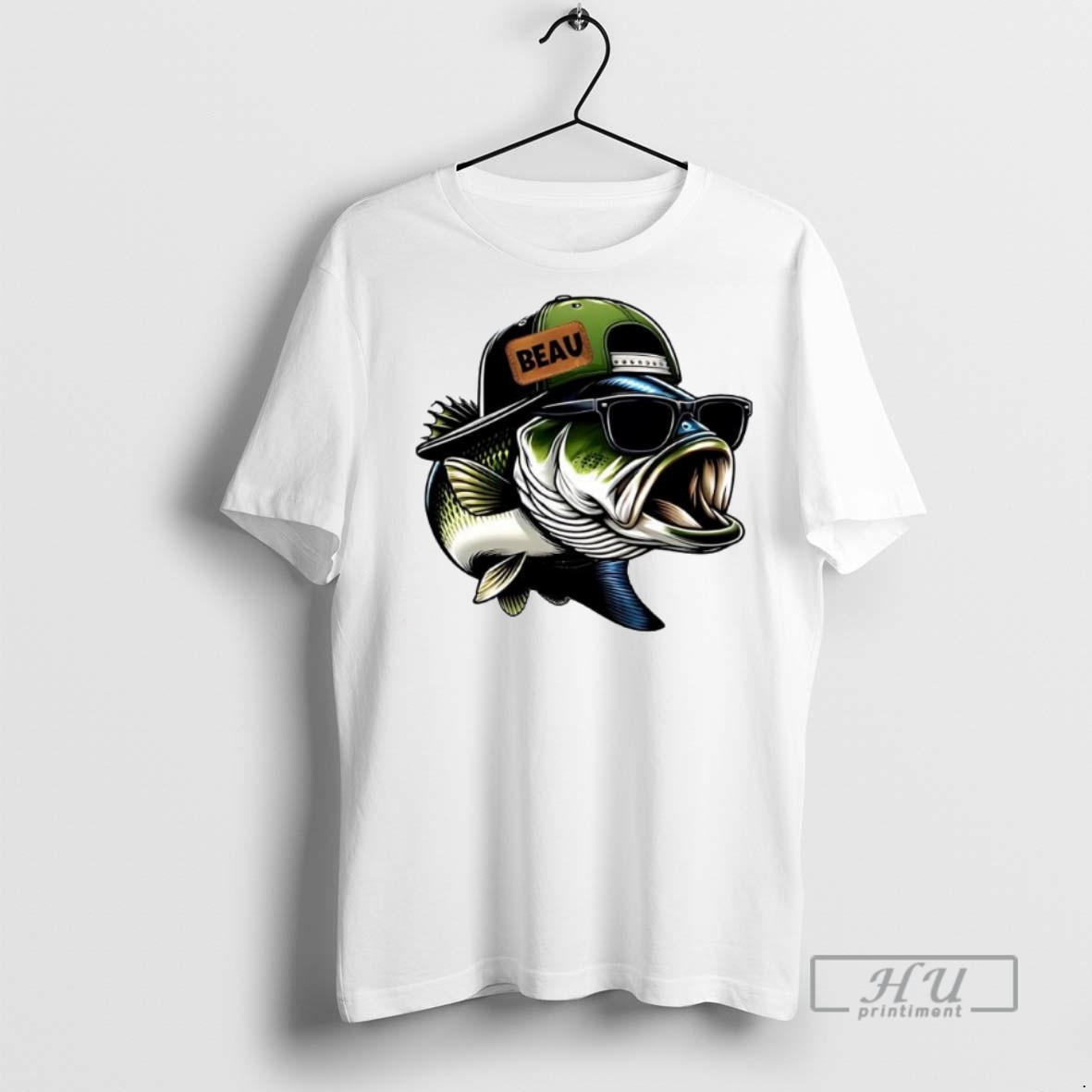 Limited Edition Bass Fishing Hat Beau Graphic Tee Shirt Sweatshirt Hoodies