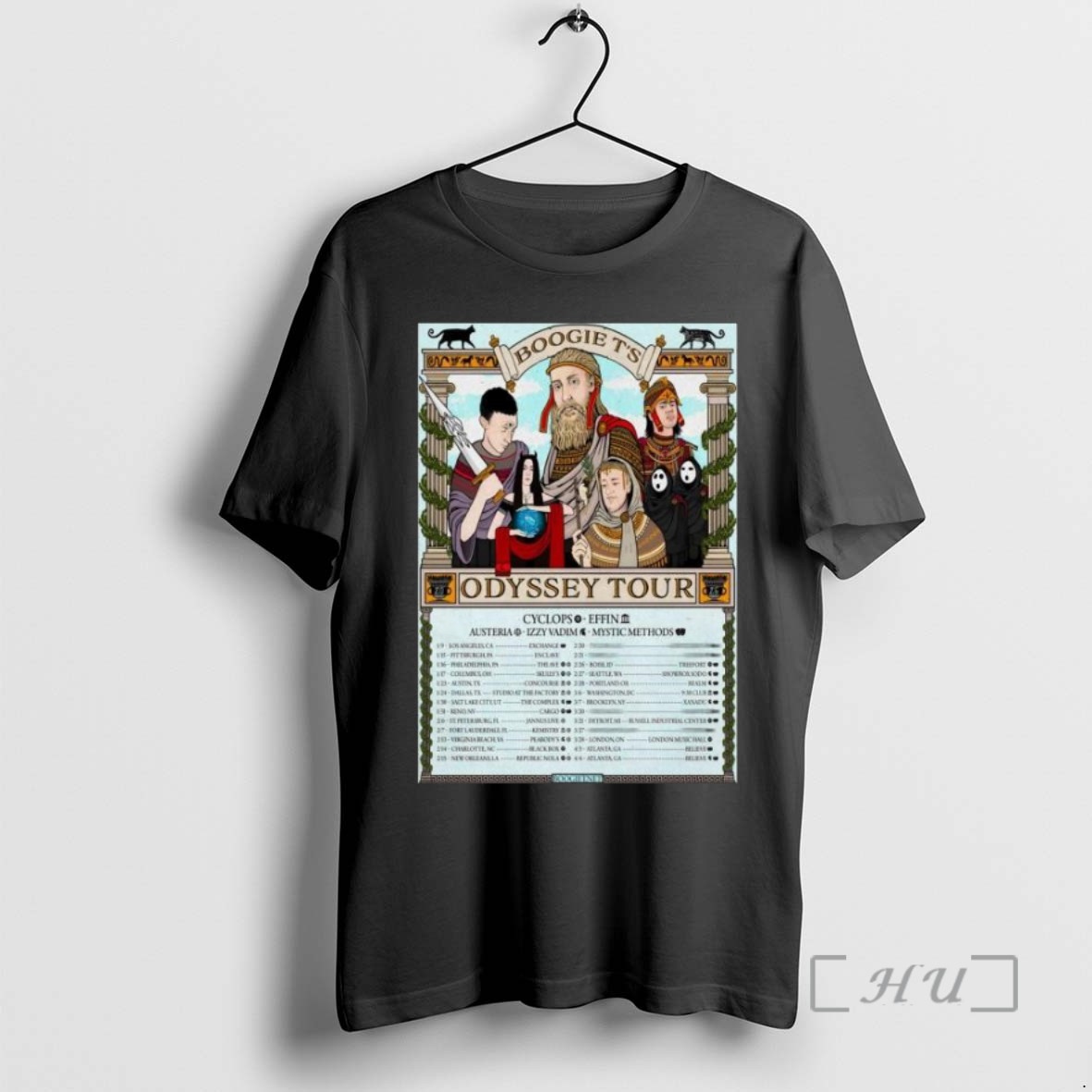 Limited Edition Boogie T 2026 Odyssey Tour Long Sleve Tee Shirt Sweater Hoodie