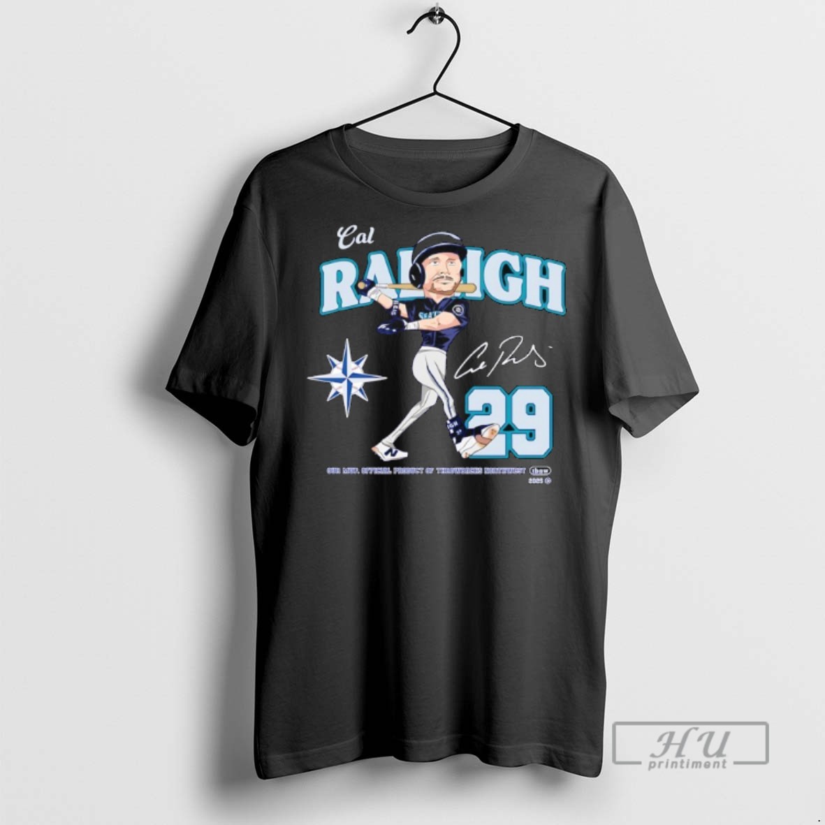 Limited Edition Cal Raleigh Seattle Mariners 29 Our Mvp Product Of Throwbacks Northwest Signature Graphic Tee Shirt Sweatshirt Hoodies