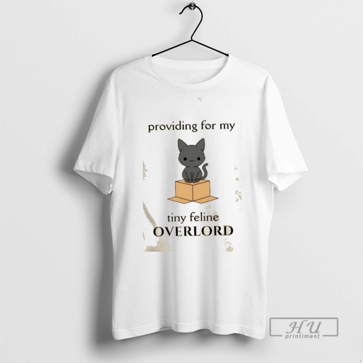 Limited Edition Cat Providing For My Tiny Feline Overlord Graphic Tee Shirt Sweatshirt Hoodies